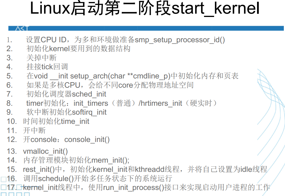 Linux启动第二阶段